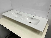 Sanidusa - dubbele wastafel 121 x 46 cm - afbeelding 1 van  7