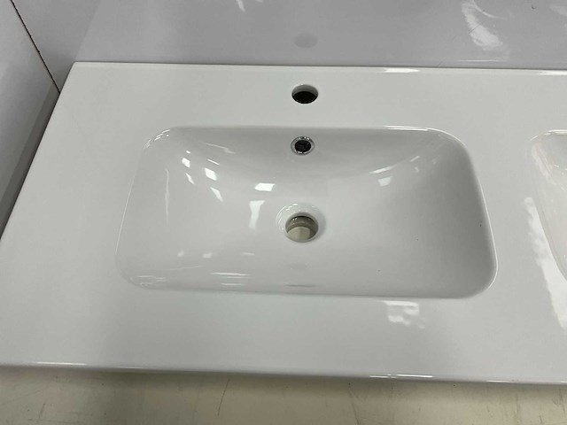 Sanidusa - dubbele wastafel 121 x 46 cm - afbeelding 3 van  7