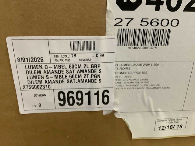 Sanijura - lumen 60cm - wastafelonderkast - afbeelding 3 van  3