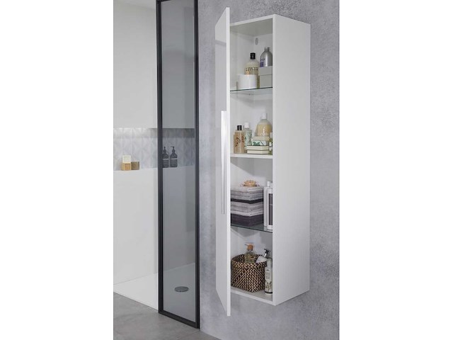 Sanijura - mundo mat wit - kolomkast - afbeelding 1 van  3
