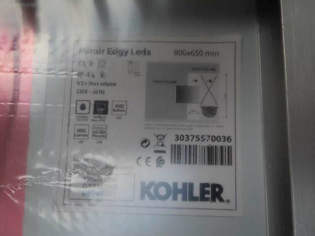 Sanijura - reflet edgy - - spiegel - afbeelding 2 van  2