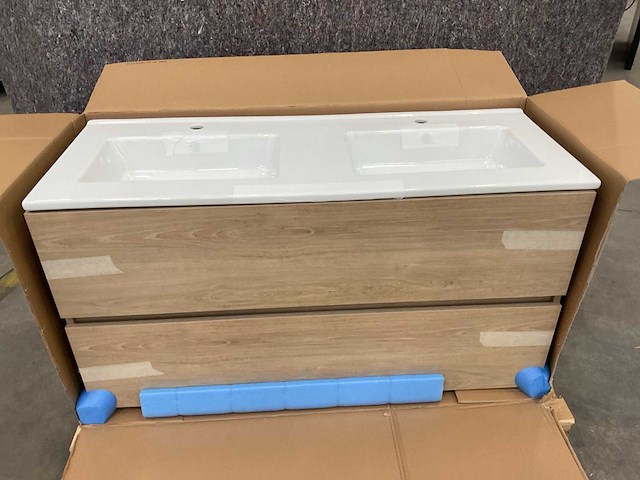 Sanijura - slouby 120cm - badmeubelset met spiegel + verlichting - afbeelding 1 van  11
