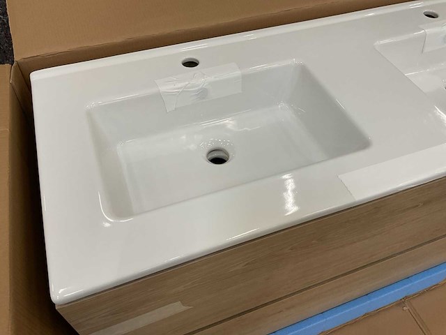 Sanijura - slouby 120cm - badmeubelset met spiegel + verlichting - afbeelding 2 van  11