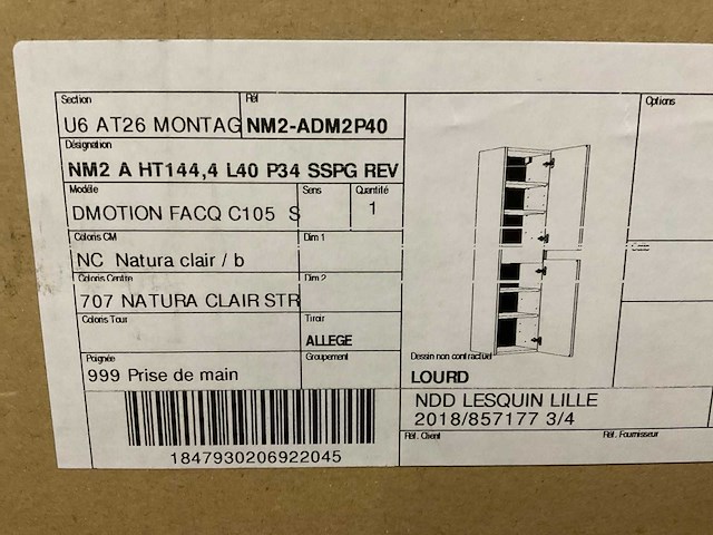 Sanijura d-motion rechts kolomkast - afbeelding 4 van  4