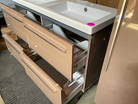 Sanijura design badmeubel met kolomkast - afbeelding 2 van  4