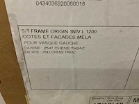 Sanijura frame origin 120cm wastafelonderkast - afbeelding 5 van  5