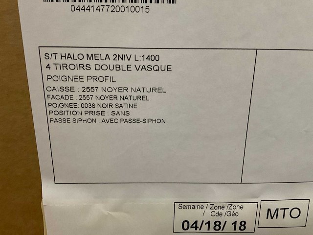 Sanijura halo xl 140cm wastafelonderkast - afbeelding 5 van  5