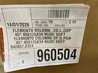 Sanijura lumen 140cm wastafelonderkast met kolomkast - afbeelding 3 van  11