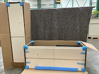 Sanijura lumen 140cm wastafelonderkast met kolomkast - afbeelding 1 van  11