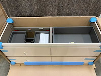 Sanijura lumen 140cm wastafelonderkast met kolomkast - afbeelding 5 van  11