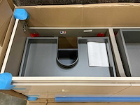 Sanijura lumen 140cm wastafelonderkast met kolomkast - afbeelding 6 van  11