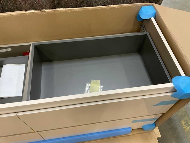 Sanijura lumen 140cm wastafelonderkast met kolomkast - afbeelding 7 van  11