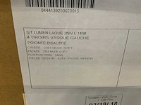 Sanijura lumen 140cm wastafelonderkast met kolomkast - afbeelding 10 van  11