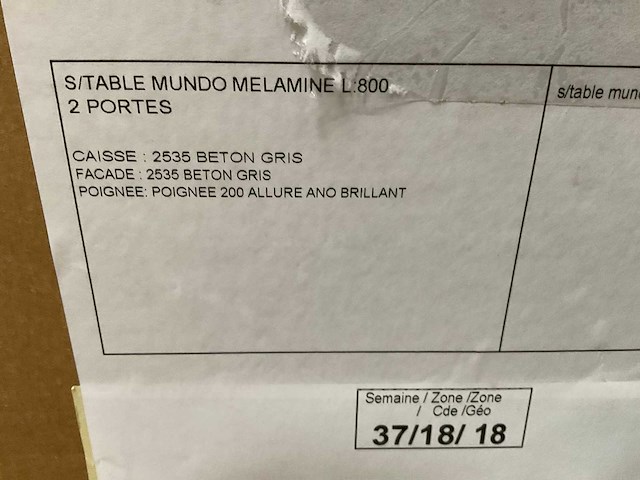 Sanijura mundo 80cm wastafelonderkast - afbeelding 4 van  4