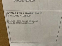 Sanijura pixl 120cm wastafelonderkast - afbeelding 3 van  3