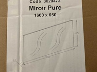 Sanijura pure 160cm spiegel - afbeelding 2 van  3