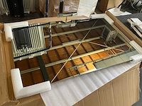 Sanijura pure spiegel met bovenverlichting 105x65 cm - afbeelding 1 van  4