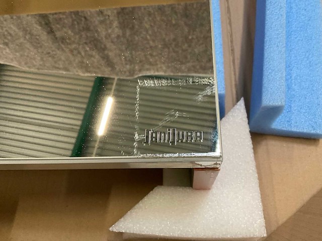 Sanijura shiny box 100cm 2-deurs spiegelkast - afbeelding 4 van  5