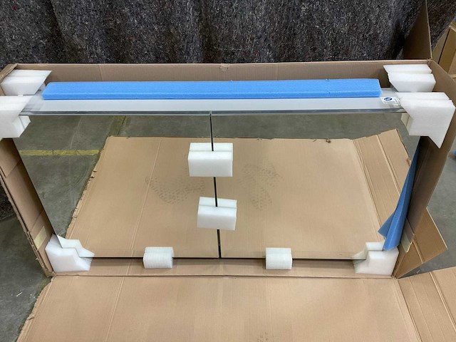 Sanijura shiny box 120cm 2-deurs spiegelkast - afbeelding 1 van  4