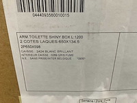 Sanijura shiny box 120cm 2-deurs spiegelkast - afbeelding 4 van  4