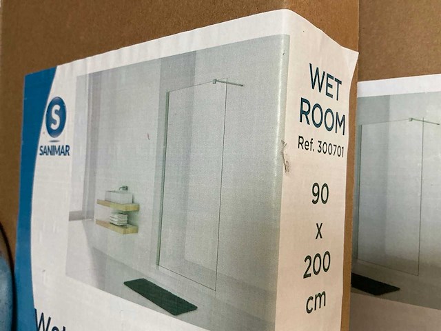 Sanimar wet room 300701 inloopdouche - afbeelding 2 van  4