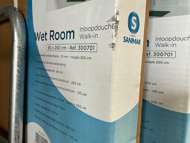 Sanimar wet room 300701 inloopdouche - afbeelding 3 van  4