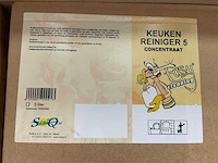 Saniq keuken reiniger 5 jerrycan á 5l concentraat (88x) - afbeelding 2 van  3