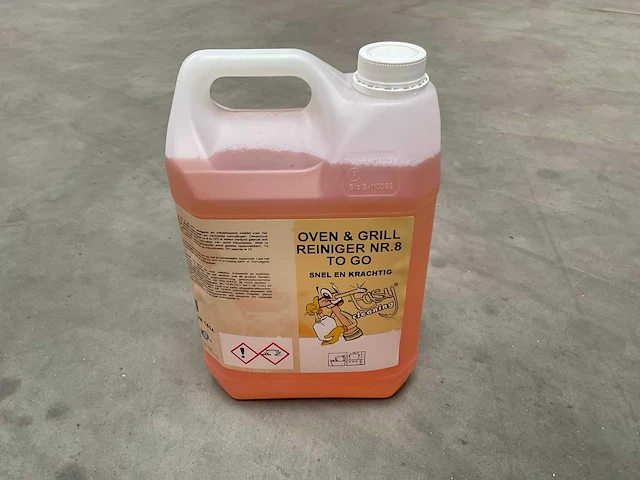 Saniq nr. 8 to go jerrycan á 5l oven & grill reiniger (89x) - afbeelding 1 van  3