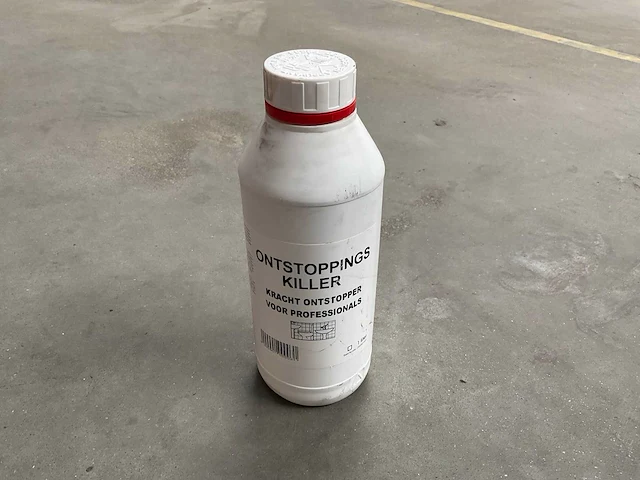 Saniq ontstoppings killer flacon á 1l kracht ontstopper (4x) - afbeelding 1 van  1