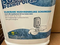 Saniq soapy foamer ocean jerrycan á 5l vloeibare schuimzeep (58x) - afbeelding 2 van  3