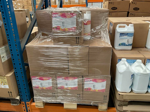 Saniq soapy zeepcrème jerrycan á 5l vloeibare rose handzeep (92x) - afbeelding 3 van  3