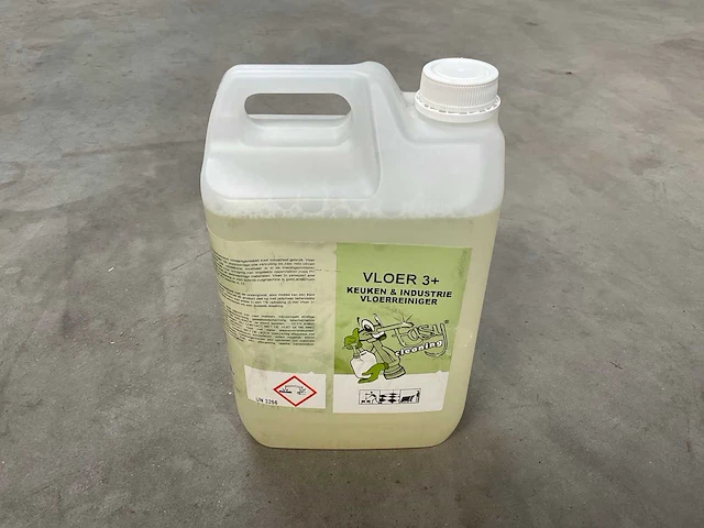 Saniq vloer 3+ jerrycan á 5l keuken & industrie reiniger (46x) - afbeelding 1 van  3