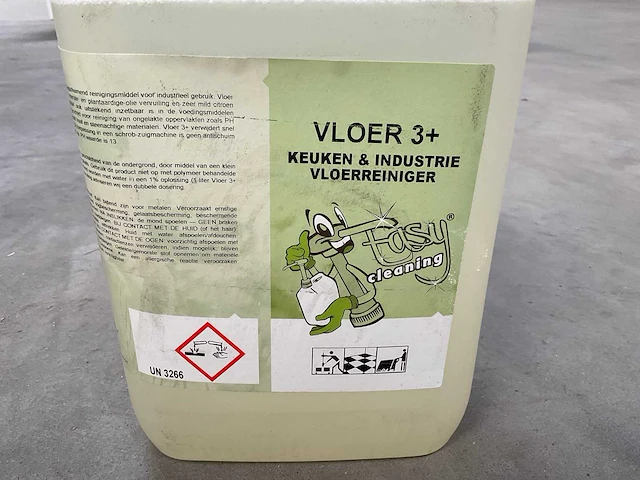 Saniq vloer 3+ jerrycan á 5l keuken & industrie reiniger (46x) - afbeelding 2 van  3