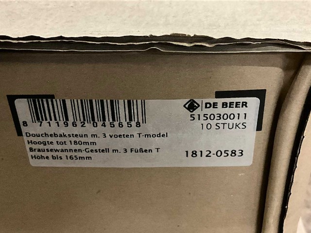 Sanitair en installatie materiaal (9x) - afbeelding 4 van  5