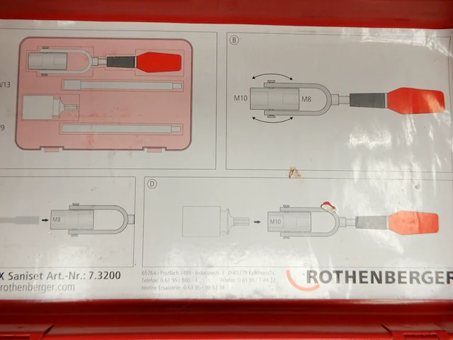 Sanitairtang, rothenberger - afbeelding 3 van  4