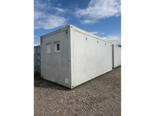Sanitairunit highcube container 20ft. (4 douche units) - afbeelding 8 van  15