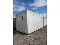 Sanitairunit highcube container 20ft. (4 douche units) - afbeelding 8 van  15