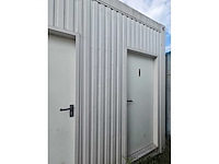 Sanitairunit highcube container 20ft. (4 douche units) - afbeelding 11 van  15