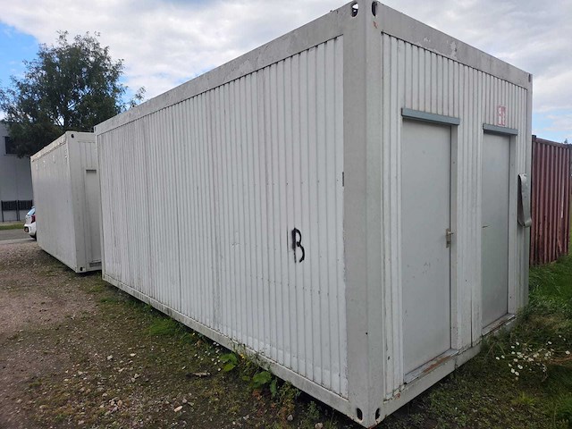 Sanitairunit highcube container 20ft. - afbeelding 1 van  24
