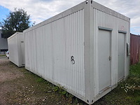 Sanitairunit highcube container 20ft. - afbeelding 1 van  24