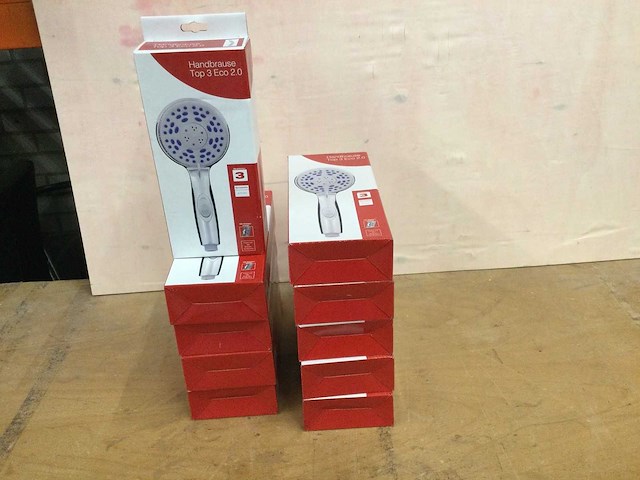Sanitop-wingenroth - 721745 - handdouche met 3 straalstanden en waterstop (8x) - afbeelding 1 van  5