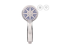 Sanitop-wingenroth - 721745 - handdouche met 3 straalstanden en waterstop (8x) - afbeelding 2 van  5