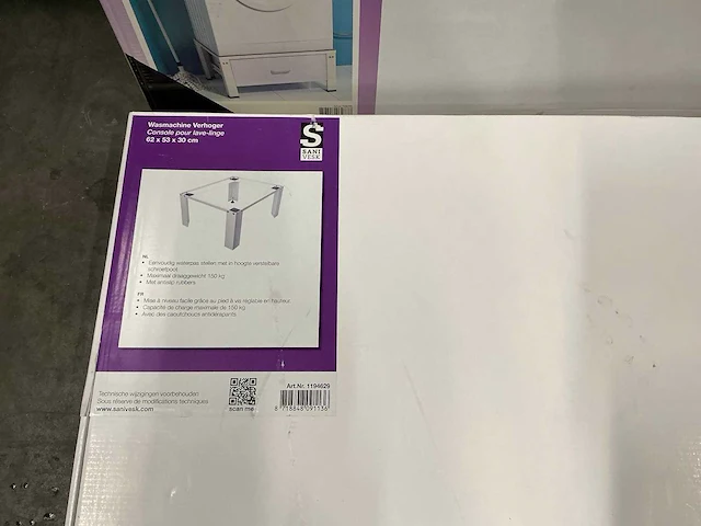 Sanivesk wasmachine verhogers/drogerrand (4x) - afbeelding 3 van  5