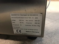 Sanomat eurocream tba slagroommachine - afbeelding 6 van  6