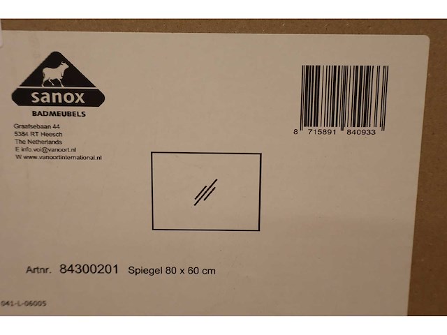 Sanox - spiegel - badkamerspiegel (3x) - afbeelding 4 van  4
