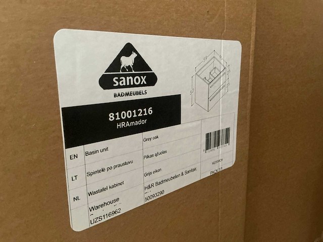 Sanox amador badmeubel 60cm - afbeelding 3 van  3