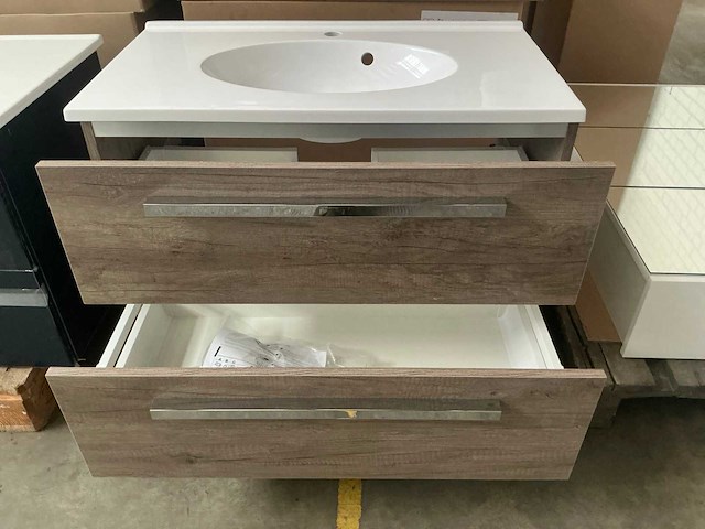 Sanox badmeubel oak 80cm - afbeelding 1 van  5