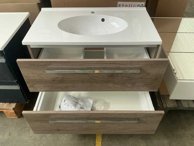 Sanox badmeubel oak 80cm - afbeelding 2 van  5