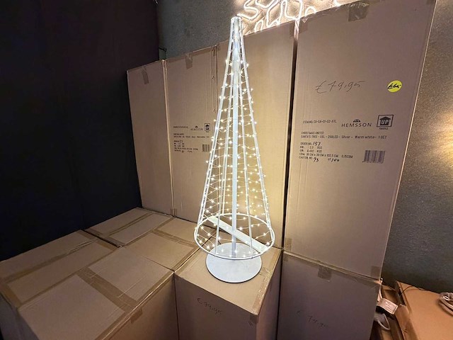 Santa's tree boom kerstverlichting / buitenverlichting (58x) - afbeelding 8 van  14