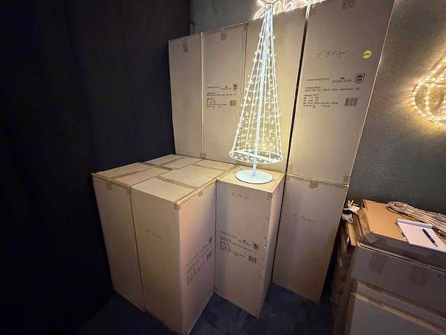 Santa's tree boom kerstverlichting / buitenverlichting (58x) - afbeelding 11 van  14